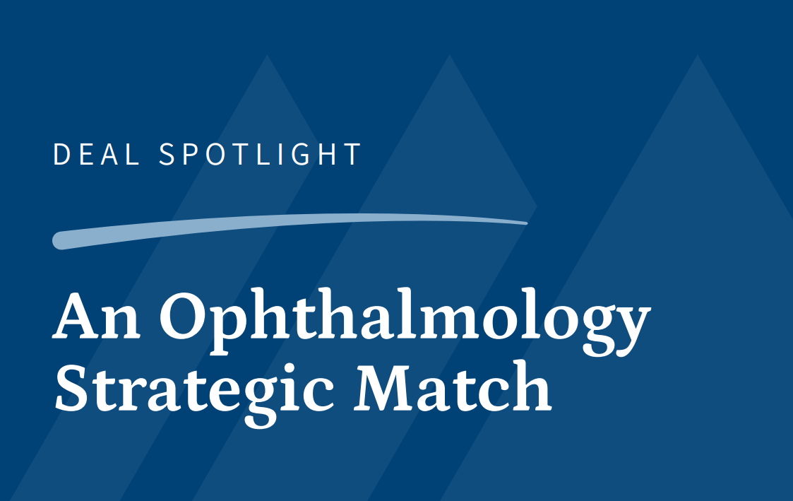 Ophthalmic Product Company Sold in a Kinsella Group-Led Process